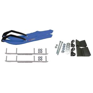 C&A Pro Blue BX Snowmobile Skis w/ 6