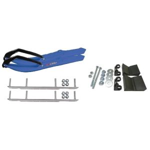 C&A Pro Blue BX Snowmobile Skis w/ 9