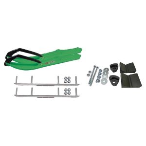 C&A Pro Green BX Snowmobile Skis w/ 4.5