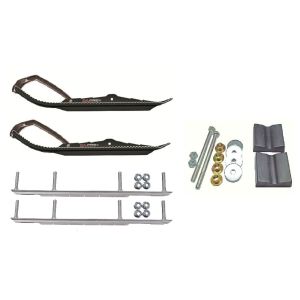 C&A Pro Black BX Snowmobile Skis w/ 9