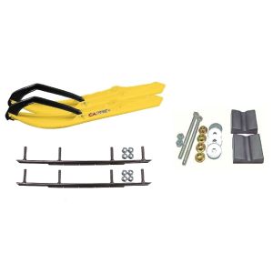 C&A Pro Yellow BX Snowmobile Skis w/ 10