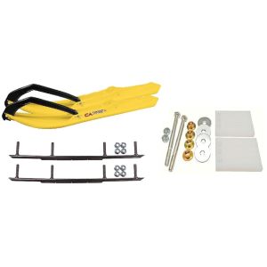 C&A Pro Yellow BX Snowmobile Skis w/ 8