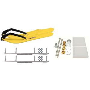 C&A Pro Yellow BX Snowmobile Skis w/ 6