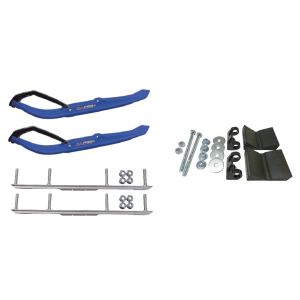 C&A Pro Blue MTX Snowmobile Skis w/ 4.5