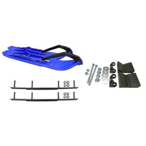 C&A Pro Blue XCS Snowmobile Skis w/ 8