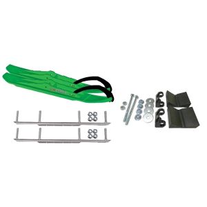 C&A Pro Green XCS Snowmobile Skis w/ 7.5