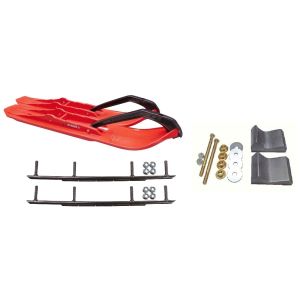 C&A Pro Red XCS Snowmobile Skis w/ 10