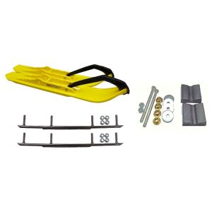 C&A Pro Yellow XCS Snowmobile Skis w/ 8