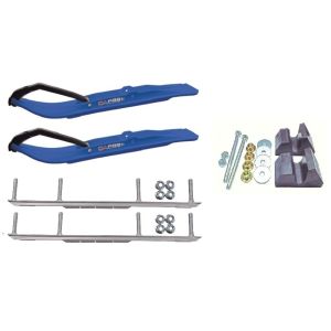 C&A Pro Blue XT Snowmobile Skis w/ 6