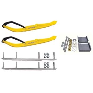 C&A Pro Yellow XT Snowmobile Skis w/ 9