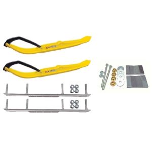 C&A Pro Yellow XT Snowmobile Skis w/ 6