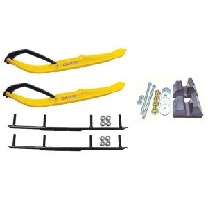 C&A Pro Yellow XT Snowmobile Skis w/ 6