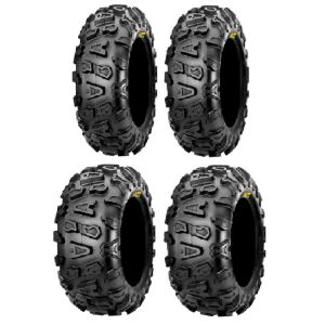 Full set of CST Abuzz (6ply) 25x8-12 and 25x10-12 ATV Tires (4)