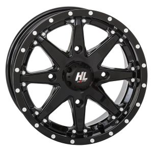 High Lifter by STI HL10 14x7 ATV/UTV Wheel - Gloss Black (4/110) 5+2