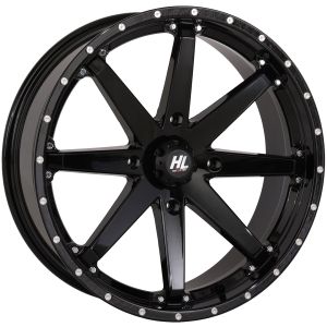 High Lifter by STI HL10 20x7 ATV/UTV Wheel - Gloss Black (4/137) 4+3