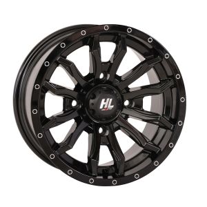 High Lifter by STI HL21 14x7 ATV/UTV Wheel - Gloss Black (4/156) 4+3