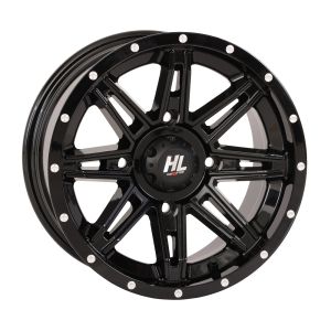 High Lifter by STI HL22 14x7 ATV/UTV Wheel - Gloss Black (4/156) 4+3