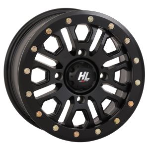 High Lifter by STI HL23 Beadlock 14x7 ATV/UTV Wheel - Matte Black (4/137) 5+2