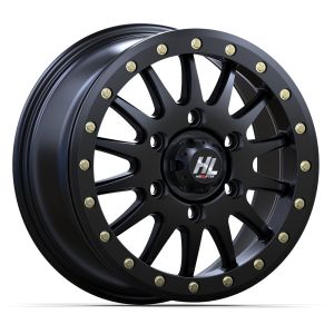 High Lifter by STI HL24 Beadlock 15x7 UTV Wheel - Matte Black (6x5.5) +38mm