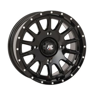 High Lifter by STI HL25 15x7 ATV/UTV Wheel - Gloss Black (4/137) +10mm