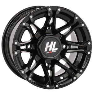 High Lifter by STI HL3 12x7 ATV/UTV Wheel - Gloss Black (4/110) - 4+3