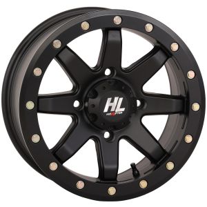 High Lifter by STI HL9 Beadlock 14x7 ATV/UTV Wheel - Matte Black (4/156) - 5+2