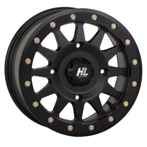 High Lifter by STI HLA1 Beadlock 14x7 ATV/UTV Wheel - Matte Black (4/156) 5+2