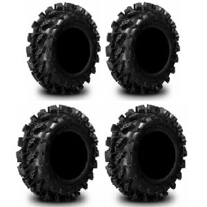 Full set of Interco Swamp Lite 26x9-12 and 26x12-12 ATV Tires (4)
