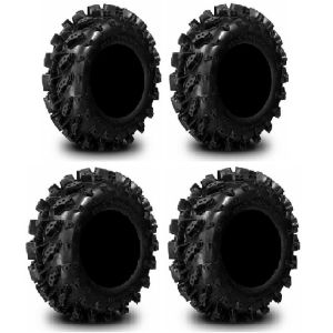 Full set of Interco Swamp Lite 27x9-14 and 27x11-14 ATV Tires (4)