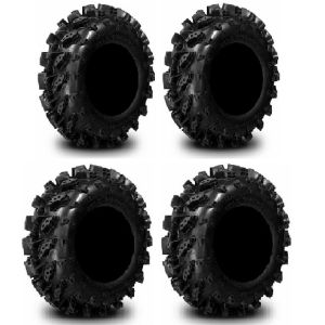 Full set of Interco Swamp Lite 27x9-12 and 27x12-12 ATV Tires (4)