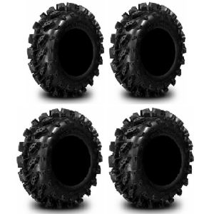 Full set of Interco Swamp Lite 28x9-14 and 28x11-14 ATV Tires (4)