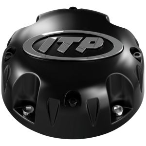 ITP Cyclone (4/110,4/137,4/156) Replacement Center Wheel Cap - Matte Black