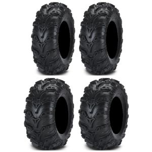 Full set of ITP Mud Lite II (6ply) 26x9-12 and 26x11-12 ATV Tires (4)