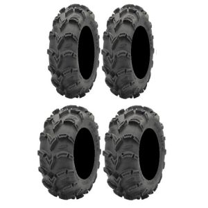 Full set of ITP Mud Lite XL 26x10-12 and 26x12-12 ATV Tires (4)