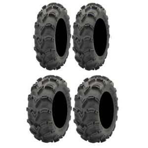 Full set of ITP Mud Lite XL 28x10-14 and 28x12-14 ATV Tires (4)