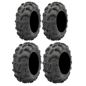 Full set of ITP Mud Lite XXL (6ply) 30x10-12 and 30x12-12 ATV Tires (4)