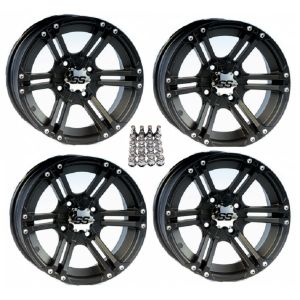 ITP SS212 ATV Wheels/Rims Black 14