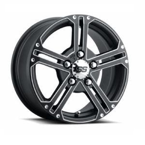 ITP SS212 Black/Milled ATV Wheel Front/Rear 15x7 5x4.5 (6+1) [15SS545BX]