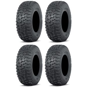 Full set of ITP Terra Hook (8ply) Radial 26x9-12 and 26x11-12 ATV Tires (4)