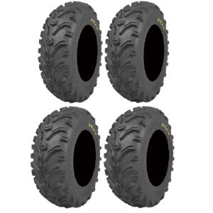 Full set of Kenda Bear Claw (6ply) 26x9-12 and 26x11-12 ATV Tires (4)