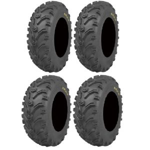 Full set of Kenda Bear Claw (6ply) 27x9-12 and 27x11-12 ATV Tires (4)