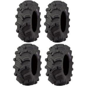 Full set of Kenda Executioner (6ply) 27x10-12 and 27x12-12 ATV Tires (4)