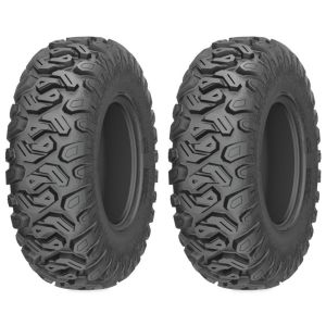 Pair of Kenda Mastodon HT (8ply) 25x8-12 ATV Tires (2)