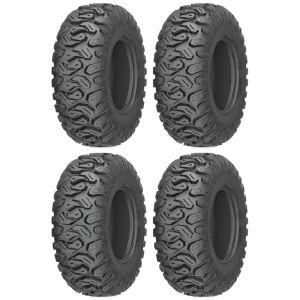 Full set of Kenda Mastodon HT 28x10-14 ATV Tires (4)