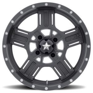 MSA M32 Axe ATV Wheel - Matte Gray [16x7] +0mm 4/156 [M32-06756G]