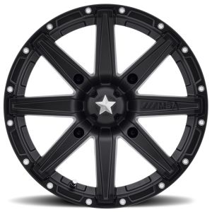 MSA M33 Clutch ATV Wheel - Satin Black [12x7] +10mm 4/156 [M33-02756]