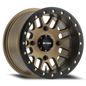 Method 406 Beadlock Bronze ATV/UTV Wheel 14x10 Wide 4/156 (5+5)