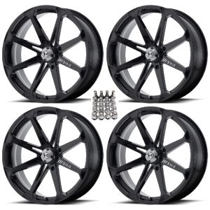 MSA M12 Diesel ATV Wheels/Rims Black 20