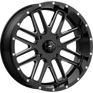 MSA M35 Bandit 20x7 ATV/UTV Wheel - Milled (4/137) +0mm [M35-020737M]