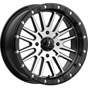 MSA M37 Brute Beadlock 18x7 ATV/UTV Wheel - Machined (4/137) +10mm [M37-018737]